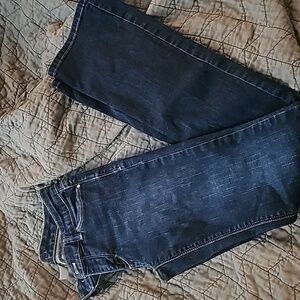 Boot cut stretch jeans